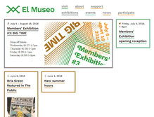 Tablet Screenshot of elmuseobuffalo.org